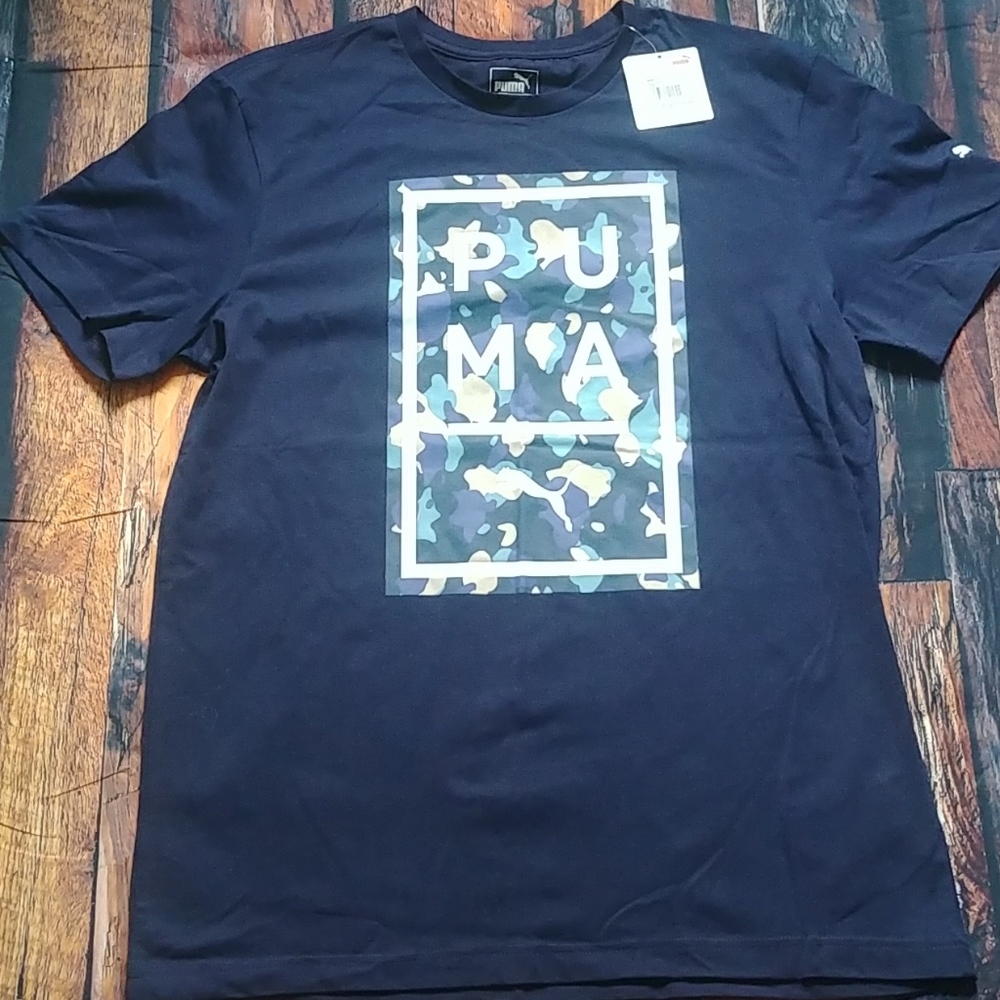 Puma T-shirt with bapelike camo print
